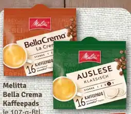 REWE Melitta Bella Crema Kaffeepads Angebot