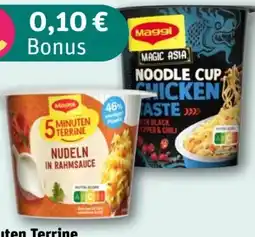 REWE Maggi 5 Minuten Terrine Nudeln in Rahmsauce Angebot
