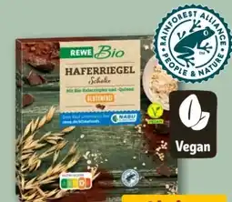 REWE Rewe Bio Haferriegel Schoko vegan Angebot