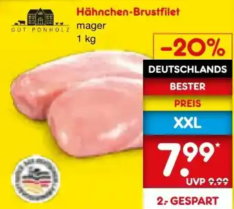 Netto Marken-Discount Gut Ponholz Hähnchen-Brustfilet XXL Angebot