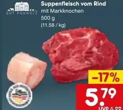 Netto Marken-Discount Gut Ponholz Suppenfleisch vom Rind Angebot