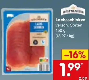 Netto Marken-Discount Hofmaier Lachsschinken Angebot