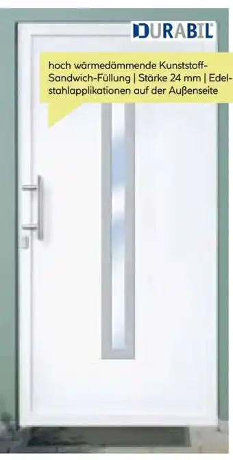 BayWa Bau & Garten Durabil Kunststoff-Haustür F03 Angebot