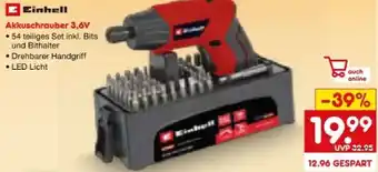 Netto Marken-Discount Einhell Akkuschrauber Angebot