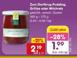 Netto Marken-Discount Zum Dorfkrug Rote Grütze Angebot
