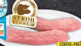 E-Center Strohschwein Oberschalen-Steaks Angebot