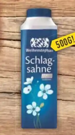 E-Center Weihenstephan Schlagsahne Angebot