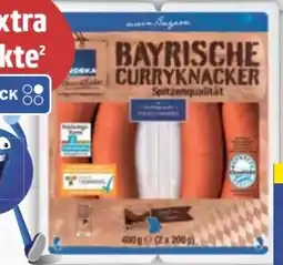E-Center Edeka Heimatliebe Bayrische Curryknacker Angebot