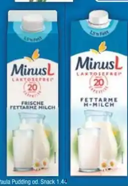 E-Center Minus L Milch Angebot
