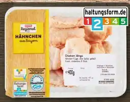 REWE Rewe Regional Chicken Wings Angebot