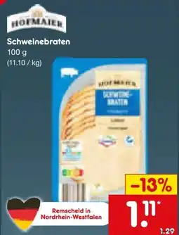 Netto Marken-Discount Hofmaier Schweinebraten Angebot