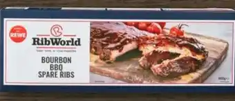 REWE Rib World Bourbon BBQ Spare Ribs Angebot