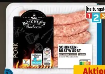 REWE Center Butcher’s Barbecue Schinken-Bratwurst Angebot