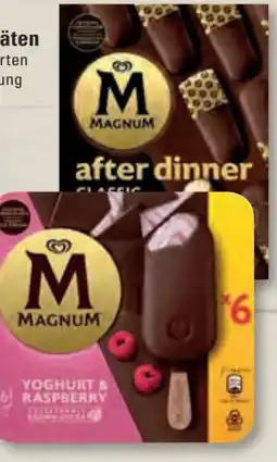 Edeka Frischemarkt Langnese Magnum Eis-Spezialitäten Angebot