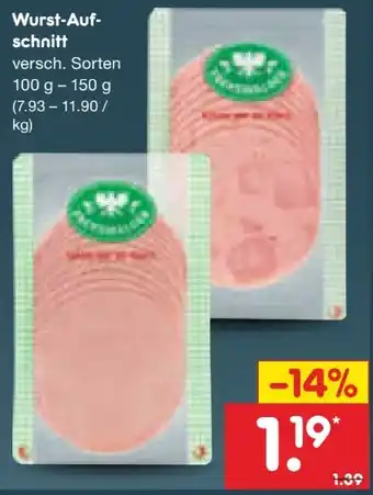 Netto Marken-Discount Eberswalder Wurstaufschnitt Angebot