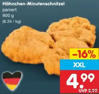 Netto Marken-Discount XXL-Hähnchen-Minutenschnitzel Angebot