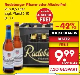 Netto Marken-Discount Radeberger Pilsner Angebot