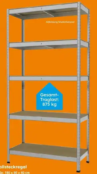 Globus Baumarkt Metall-Steckregal Angebot