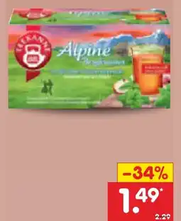 Netto Marken-Discount Teekanne Ländertee Angebot