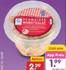 Netto Marken-Discount Wolf Schweizer Wurstsalat Angebot