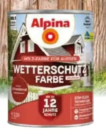 Globus Baumarkt Alpina Wetterschutzfarbe Angebot