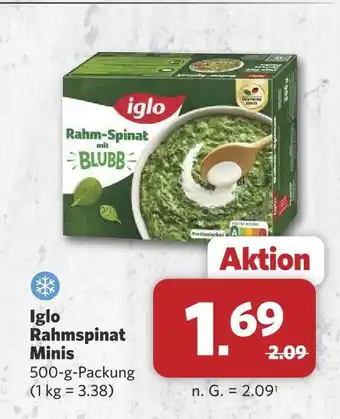 Combi Iglo rahmspinat minis Angebot