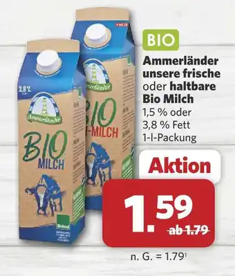 Combi Ammerländer unsere frische oder haltbare bio milch Angebot