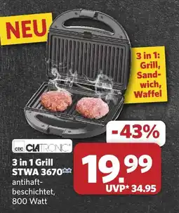 Combi Clatronic 3 in 1 grill stwa 3670 Angebot