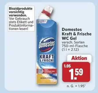 Combi Domestos kraft & frische wc gel Angebot