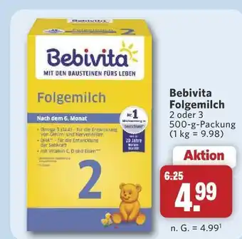 Combi Bebivita folgemilch 2 Angebot