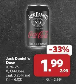Combi Jack daniel's dose Angebot