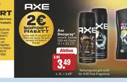 Combi Axe deospray Angebot