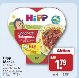 Combi Hipp menüs spaghetti bolognese Angebot