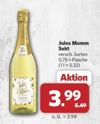 Combi Jules mumm sekt Angebot