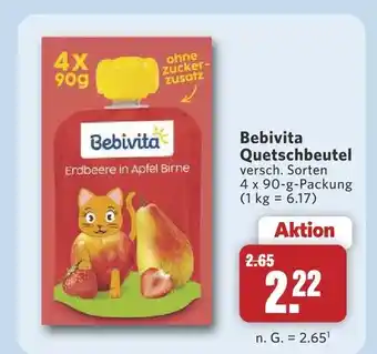 Combi Bebivita quetschbeutel Angebot