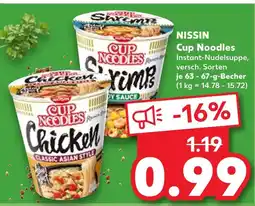 Kaufland Nissin cup noodles chicken Angebot