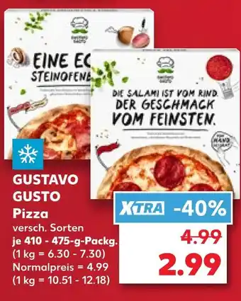 Kaufland Gustavo gusto pizza Angebot