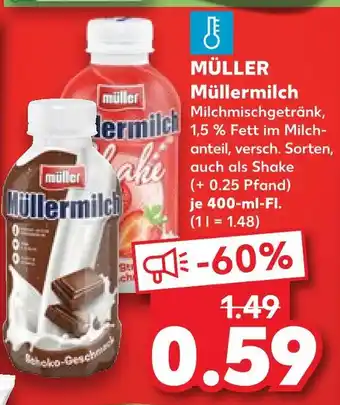 Kaufland Müller müllermilch Angebot