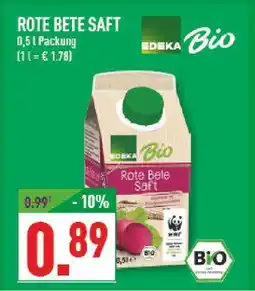 Marktkauf Edeka bio rote bete saft Angebot