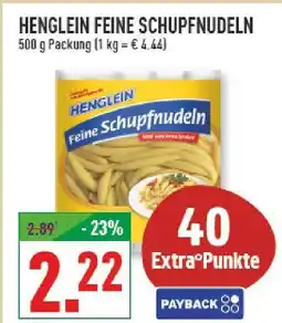 Marktkauf Henglein feine schupfnudeln Angebot