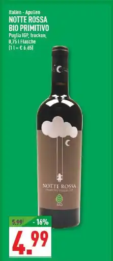 Marktkauf Notte rossa bio primitivo Angebot