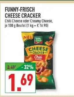 Marktkauf Funny-frisch cheese cracker chili cheese Angebot