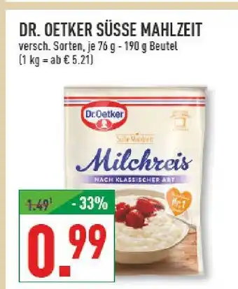 Marktkauf Dr. oetker süße mahlzeit Angebot