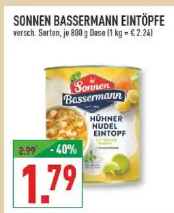 Marktkauf Sonnen bassermann eintöpfe Angebot