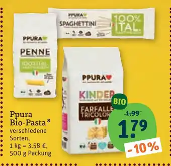 tegut Ppura bio-pasta Angebot