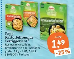 tegut Popp kartoffelfreunde fertiggericht Angebot