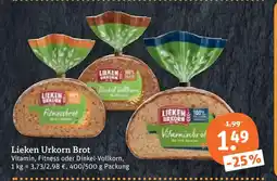 tegut Lieken urkorn brot Angebot