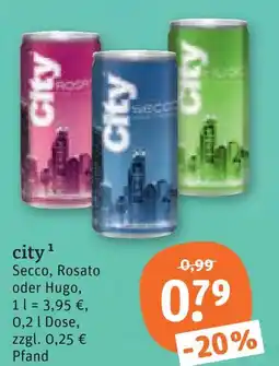 tegut City secco, rosato oder hugo Angebot