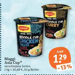 tegut Maggi asia cup Angebot