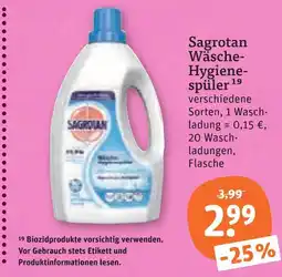 tegut Sagrotan wäsche-hygienespüler Angebot